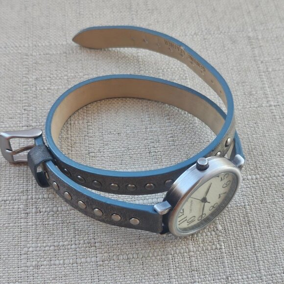 TOKYObay Ladies Wristwatch Olive Leather Wrap Strap Studd Analog Wrist Watch main image 10